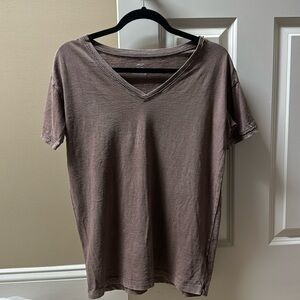 Aerie brown tshirt size xs